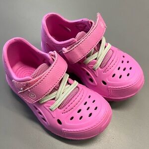 Stride rite oceano sandal water shoes pink toddler girl size 6T